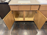 36” Oslo Oak Bathroom Vanity W/ Quartz Top