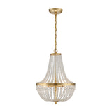 Rylee 3 Light Antique Gold Mini Chandelier 603-GA