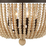 Rylee 4 Light Antique Gold Mini Chandelier 604-GA