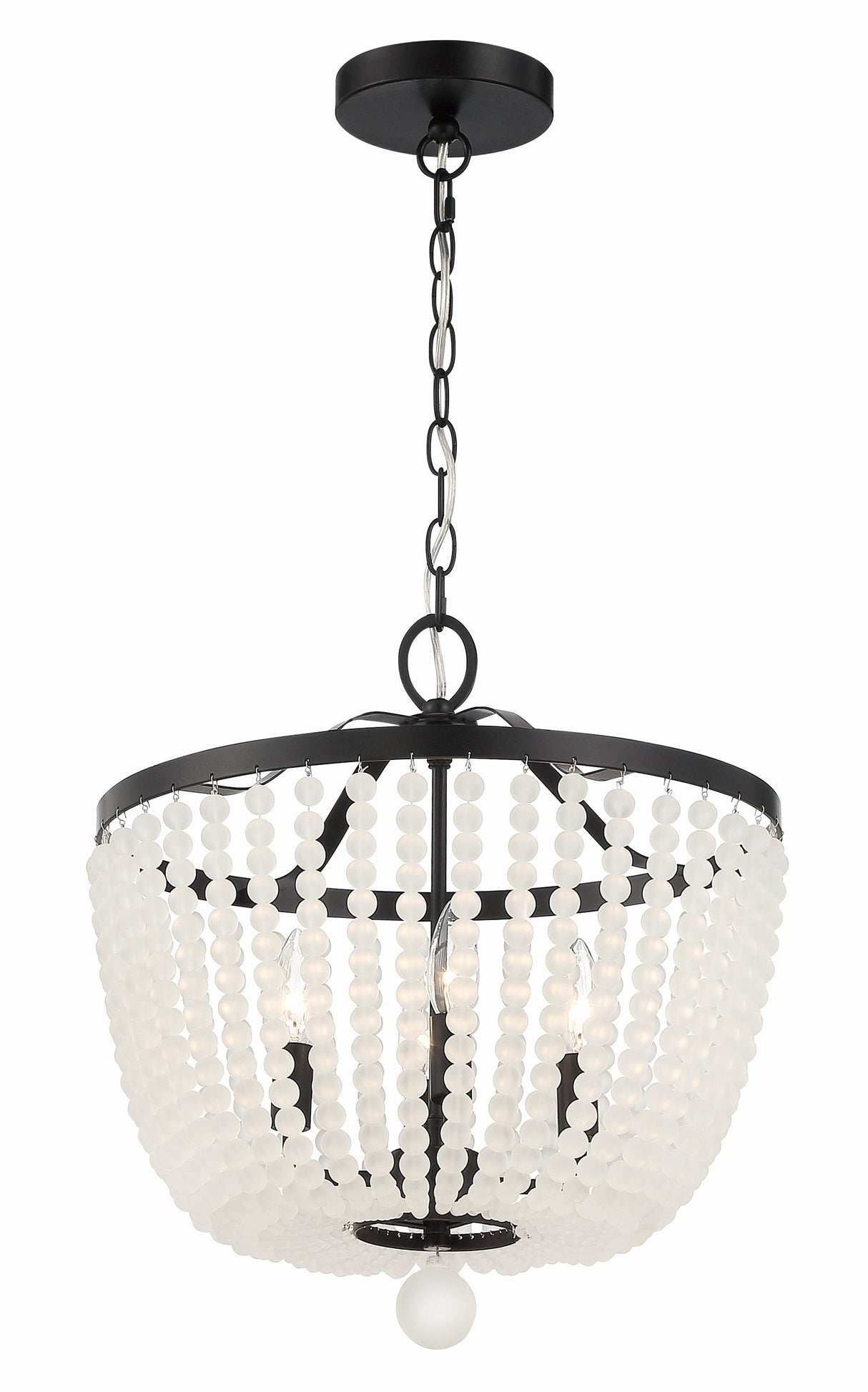 Rylee 4 Light Antique Gold Mini Chandelier 604-GA