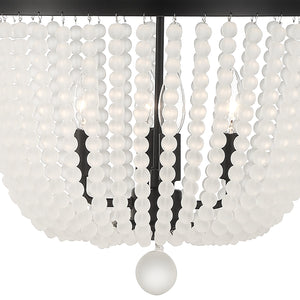 Rylee 4 Light Antique Gold Mini Chandelier 604-GA