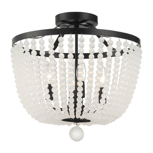 Rylee 4 Light Antique Gold Semi Flush Mount 604-GA_CEILING