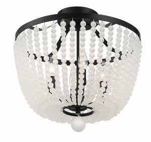 Rylee 4 Light Antique Gold Semi Flush Mount 604-GA_CEILING