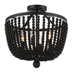 Rylee 4 Light Matte Black Semi Flush Mount 604-MK_CEILING