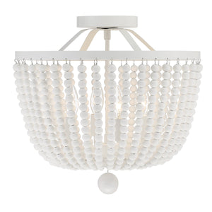 Rylee 4 Light Antique Gold Semi Flush Mount 604-GA_CEILING