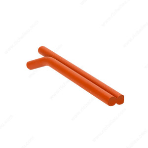 Richelieu 10303281 Modern Metal Pull - 1030, Orange, 1 1/4 in, 2 3/4 in