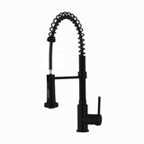 Nouvet Single Handle, Pull-Down Kitchen Faucet in Matte Black