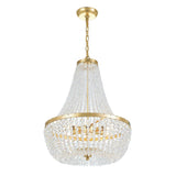 Rylee 6 Light Antique Gold Chandelier 608-GA