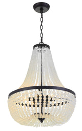 Rylee 6 Light Antique Gold Chandelier 608-GA