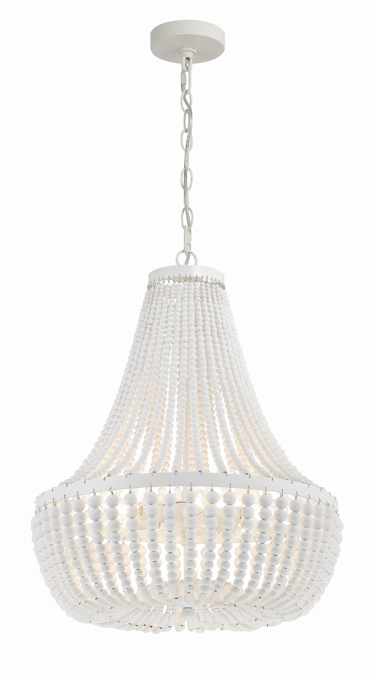 Rylee 6 Light Antique Gold Chandelier 608-GA