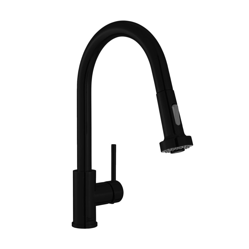 Nouvet Single Handle, Pull-Down Kitchen Faucet in Matte Black