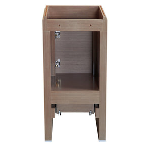 Fresca FCB8118GO Fresca Allier 16" Gray Oak Modern Bathroom Cabinet