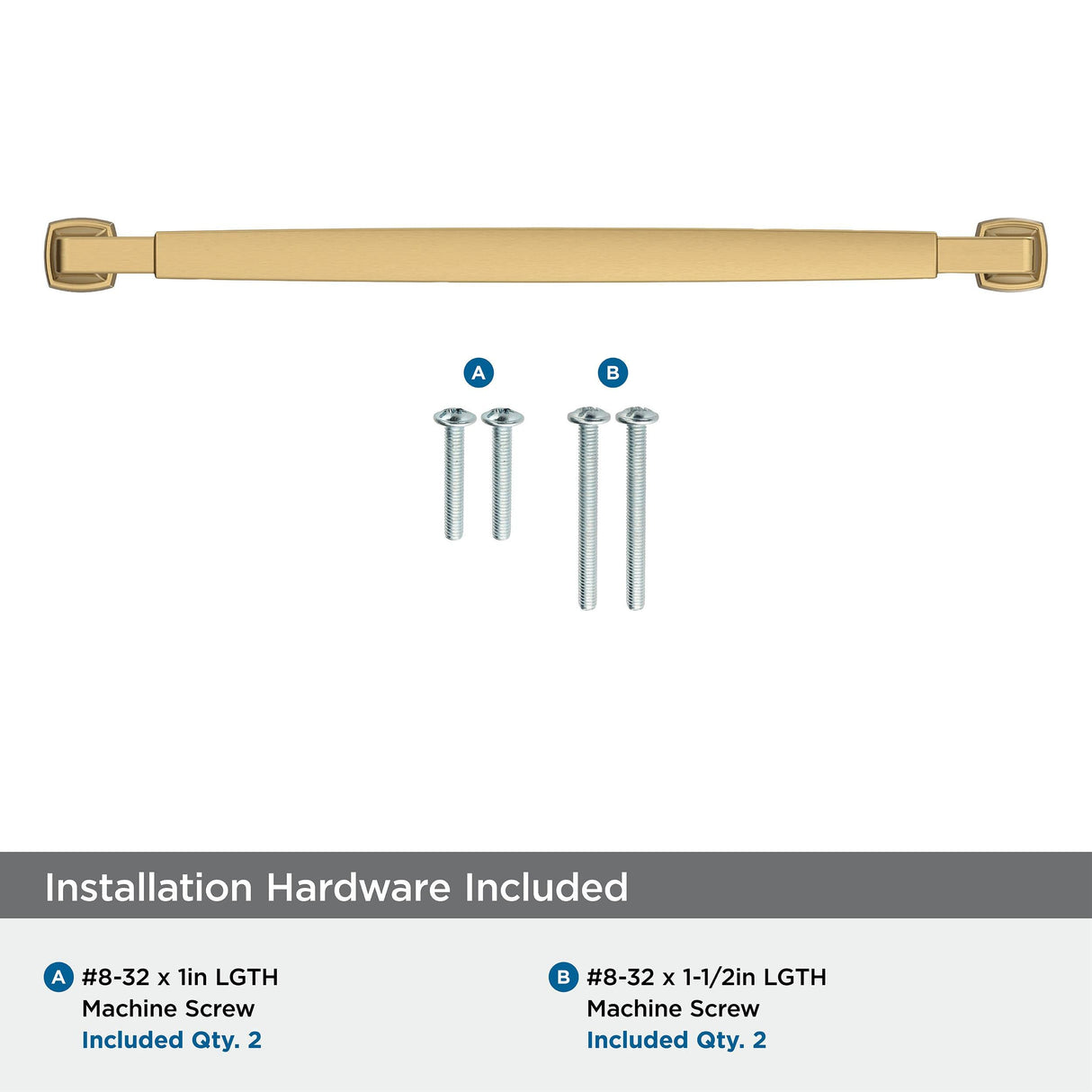 Amerock BP37400CZ Champagne Bronze Cabinet Pull 10-1/16 in (256 mm) Center-to-Center Cabinet Handle Stature Drawer Pull Kitchen Cabinet Handle Furniture Hardware
