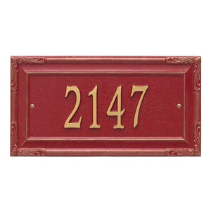 Whitehall 3286RG - Personalized Gardengate Plaque - Grande - Wall - 1 line