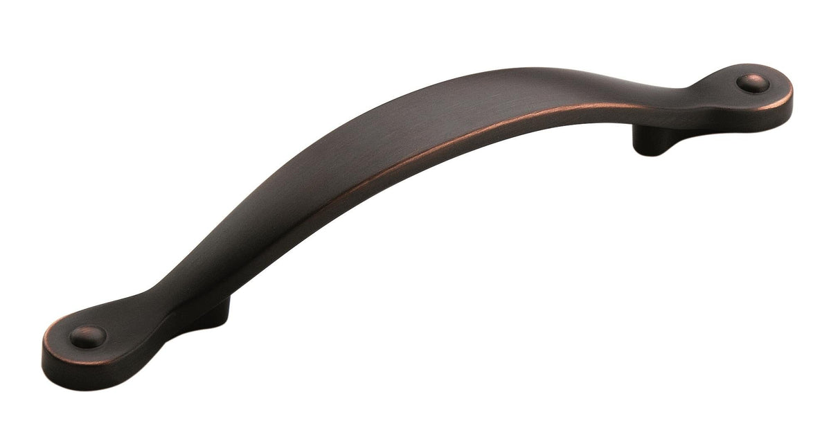 Amerock Cabinet Pull Oil Rubbed Bronze 3-3/4 inch (96 mm) Center to Center Inspirations 1 Pack Drawer Pull Drawer Handle Cabinet Hardware
