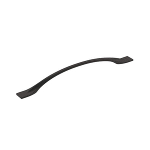 Amerock Cabinet Pull Matte Black 8-13/16 inch (224 mm) Center-to-Center Uprise 1 Pack Drawer Pull Cabinet Handle Cabinet Hardware