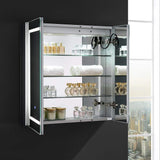 Fresca FMC023030 Fresca Spazio 30" Wide x 30" Tall Bathroom Medicine Cabinet w/ LED Lighting & Defogger