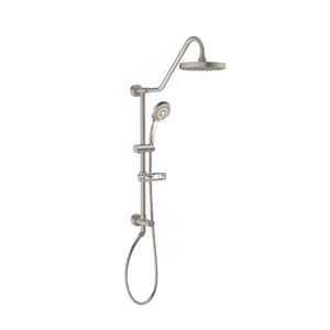 PULSE ShowerSpas 1011-III-BN Kauai III Shower System with 8" Rain Showerhead, 5-Function Hand Shower, Adjustable Slide Bar and Soap Dish, Brushed Nickel Finish