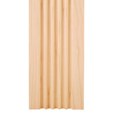 Hardware Resources FLT4POP 5/8" D x 4" H Poplar Fluted Moulding