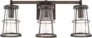 Capital Lighting 127431NG Beaufort 3 Light Vanity Nordic Grey