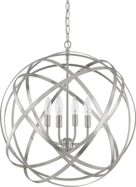 Capital Lighting 4234BN Axis 4 Light Pendant Brushed Nickel
