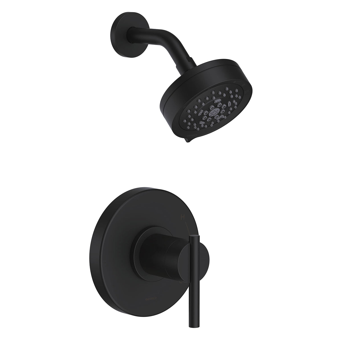 Gerber D511558BSTC Parma Shower-only Trim Kit, 1.75GPM - Satin Black