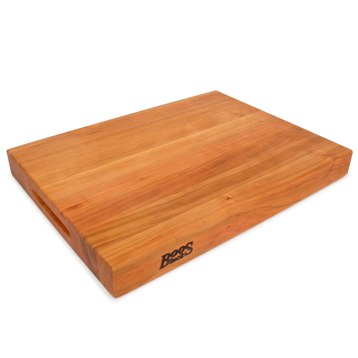 John Boos CHY-RA02 Cherry Wood Cutting Board for Kitchen Prep 20 Inches x 15 Inches, 2.25 Thick Reversible End Grain Rectangular Charcuterie Block 20X15X2.25 CHY-EDGE GR-REV-RA BRD-