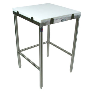 John Boos GMT001 Poly Top Work Table - 24X24"