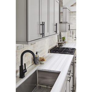 Elements 272DBB 192 mm Center-to-Center Dark Brushed Bronze Naples Cabinet Bar Pull