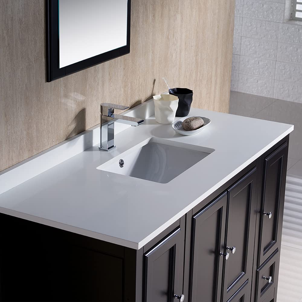 Fresca FVN20-122412GR Fresca Oxford 48" Gray Traditional Bathroom Vanity