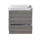 Fresca FCB9224WH Fresca Catania 24" Glossy White Wall Hung Modern Bathroom Cabinet