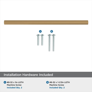 Amerock Cabinet Pull Champagne Bronze 7-9/16 inch (192 mm) Center-to-Center Caliber 1 Pack Drawer Pull Cabinet Handle Cabinet Hardware