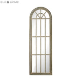 Elk 6100-007 Arched Windowpane Wall Mirror - Gray