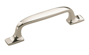Amerock Cabinet Pull Polished Nickel 3 inch (76 mm) Center to Center Highland Ridge 1 Pack Drawer Pull Drawer Handle Cabinet Hardware