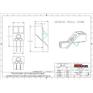 Hardware Resources VBPO-G01 Grooming Organizer Insert for VBPO8-SC