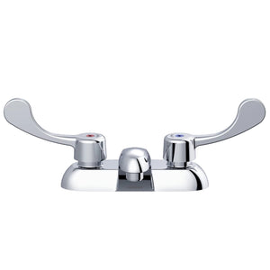 Gerber GC044541 Chrome Commercial Two Handle Centerset Lavatory Faucet W/ Wrist BLA...
