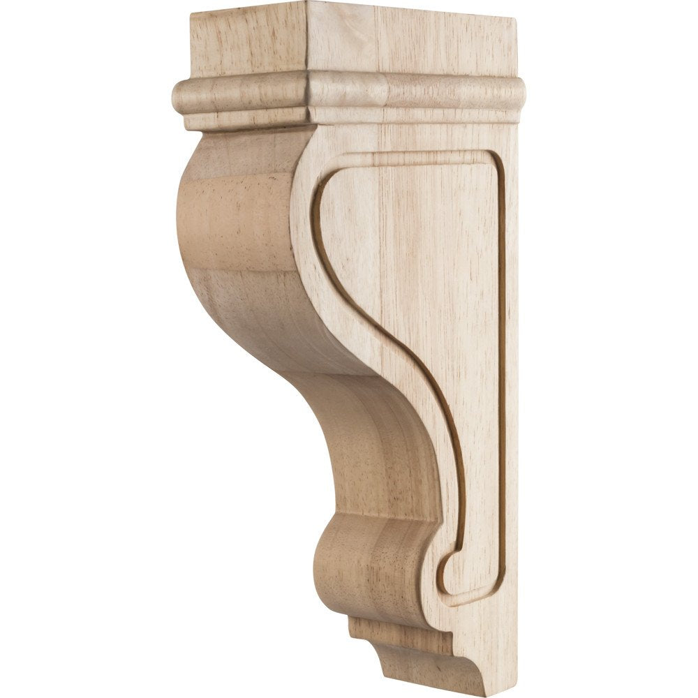 Hardware Resources COR26-3MP 4" W x 9-3/4" D x 16" H Maple Arts & Crafts Corbel