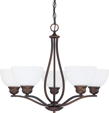 Capital Lighting 4035BB-212 Stanton 5 Light Chandelier Burnished Bronze