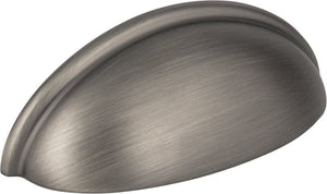 Elements 2981DACM 3" Center-to-Center Gun Metal Florence Cabinet Cup Pull
