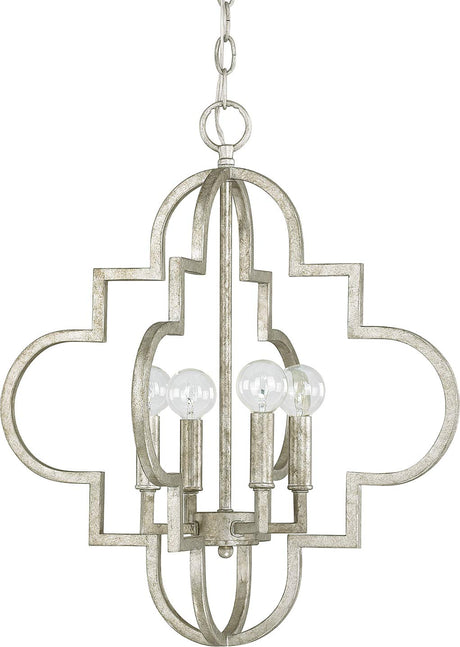 Capital Lighting 4541AS Ellis 4 Light Pendant Antique Silver