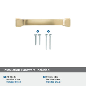 Amerock Cabinet Pull Champagne Bronze 3 inch (76 mm) Center to Center Revitalize 1 Pack Drawer Pull Drawer Handle Cabinet Hardware