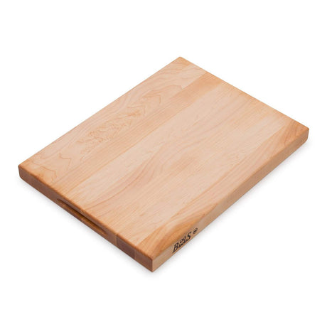 John Boos R2015 Maple Wood Reversible Cutting Board for Kitchen Prep, 20 x 15 Inches, 1.75 Inches Thick Edge Grain Rectangular Charcuterie Block 20X15X1.75 MPL-EDGE GR-
