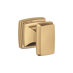 Amerock BH36030CZ Champagne Bronze Single Robe Hook 2-1/8 in. (54 mm) Length Towel Holder Revitalize Towel Hook for Bathroom Bathroom Hardware Bath Accessories