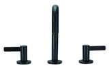 Gerber D303130BS Satin Black Amalfi Two Handle Widespread Lavatory Faucet