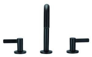 Gerber D303130BS Satin Black Amalfi Two Handle Widespread Lavatory Faucet