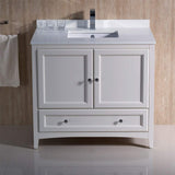 Fresca FCB2036ES-CWH-U Cabinet with Top and Sink