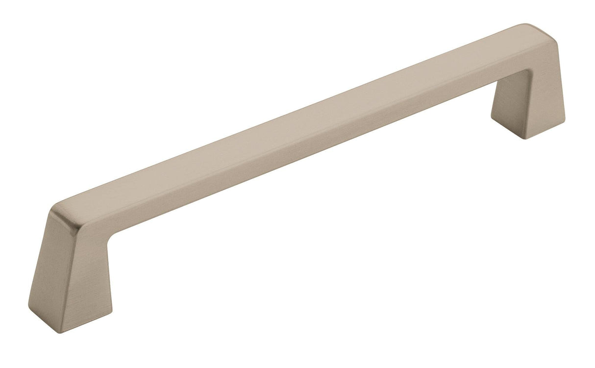 Amerock Cabinet Pull Satin Nickel 6-5/16 inch (160 mm) Center to Center Blackrock 1 Pack Drawer Pull Drawer Handle Cabinet Hardware