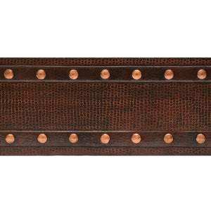 Premier Copper Products KA50DB33229BS 33-Inch Hammered Copper Kitchen Apron Double Basin Sink Copper…