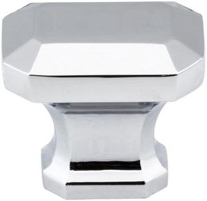 Jeffrey Alexander 165PC 1-1/4" Overall Length Polished Chrome Emerald Ella Cabinet Knob