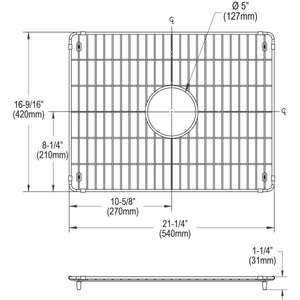 Elkay LKBG2217SS Stainless Steel Bottom Grid